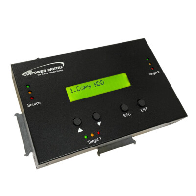 Vinpower 1 to 2 Standalone SATA Hard Drive HDD SSD Duplicator ...