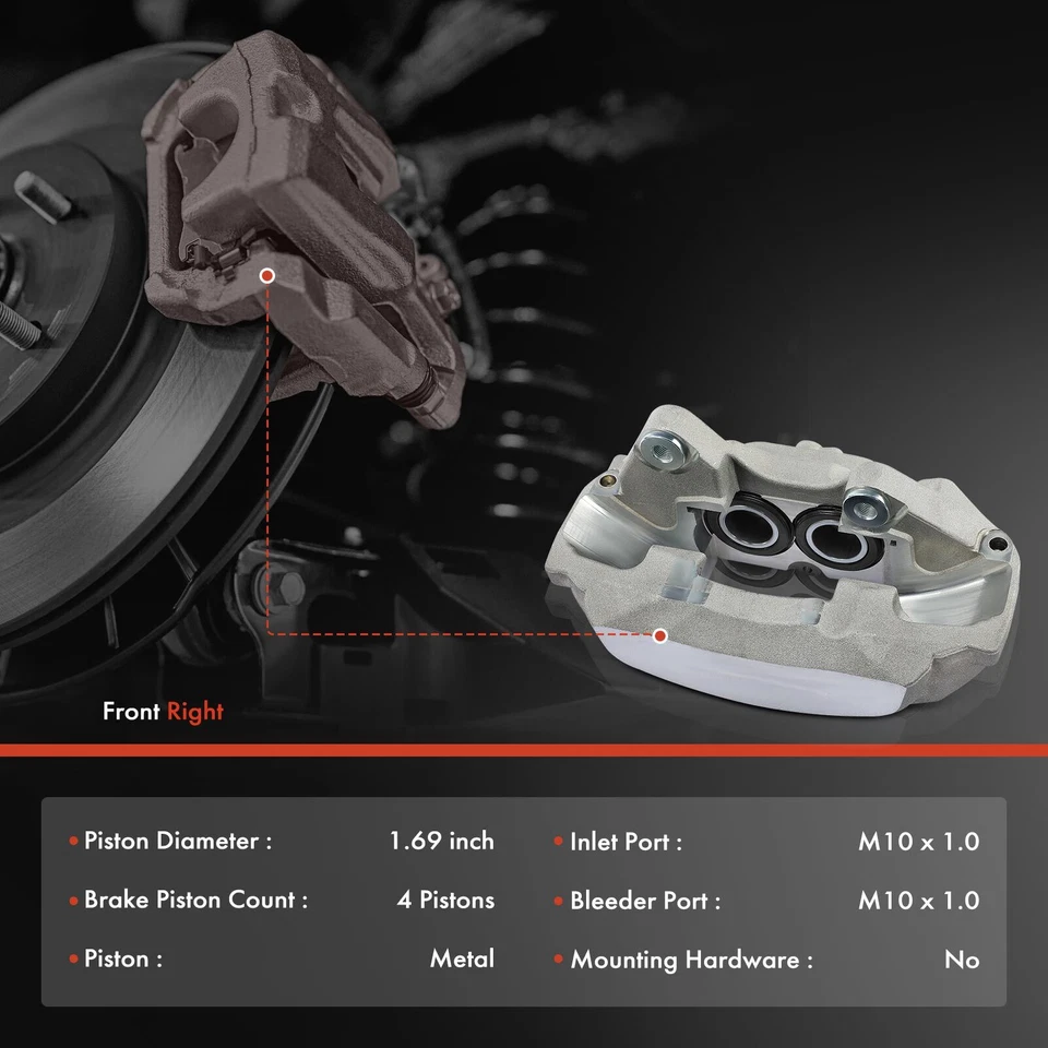 Pinza de freno delantera derecha para Lexus Lexus IS300 IS350 GS200T GS300 GS350 RC300 Foto 2 de 4