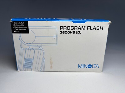 Minolta Program Flash 3600HS D Programm Blitz in OVP