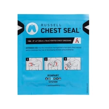 Safeguard Medical Russell Chest Seal | 4 Valve Chest Seal, Made in the USA