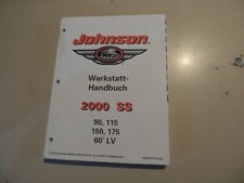 Werkstatthandbuch Johnson Außenborder 1999 2000 90 100 105 115 150 175 PS 60°LV