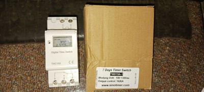 TM919A-1 16A 7 Days Programmable Digital Timer Switch Automatic Time Relay