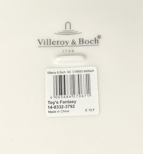 Nuovo Villeroy & Boch Toys Fantasy grande 9,75" bordo smerlato ciotola servizio pasticceria - Foto 5 di 6