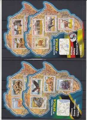 PK23226/ SIERRA LEONE – ANIMALS – 2016 MINT MNH SOUVENIR SHEETS – CV 90 ...