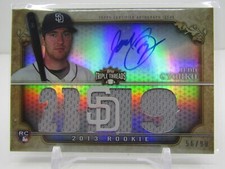 JEDD GYORKO 2013 TOPPS TRIPLE THREADS ROOKIE PATCH AUTOGRAPH! RC! #56/99!