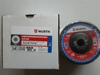WüRth Lamellen-FäCherscheiben, FäCherscheiben, Schleifscheiben Korn 40, 10 StüCk