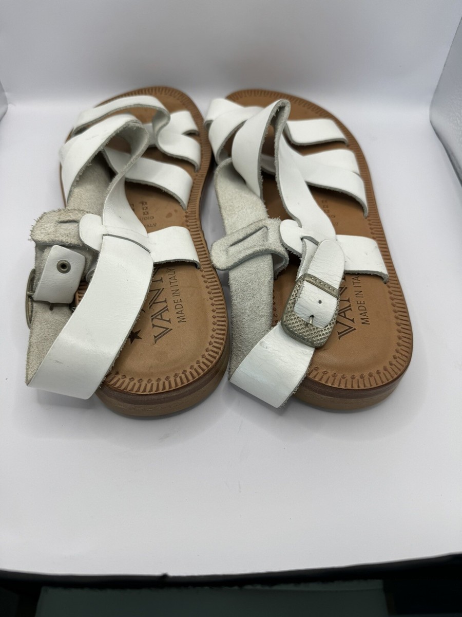 Fratelli vanni for rijoux white mens leather sandals NWT Fratelli vanni for rijoux white mens leather sandals  main image 3