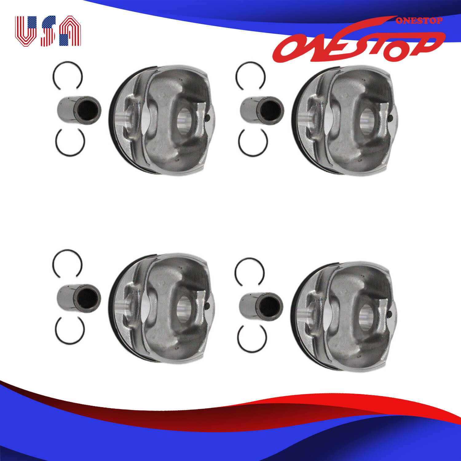 Set Pistons & Rings Kit Fit for Chevy Cruze Sonic Trax Encore 20112021