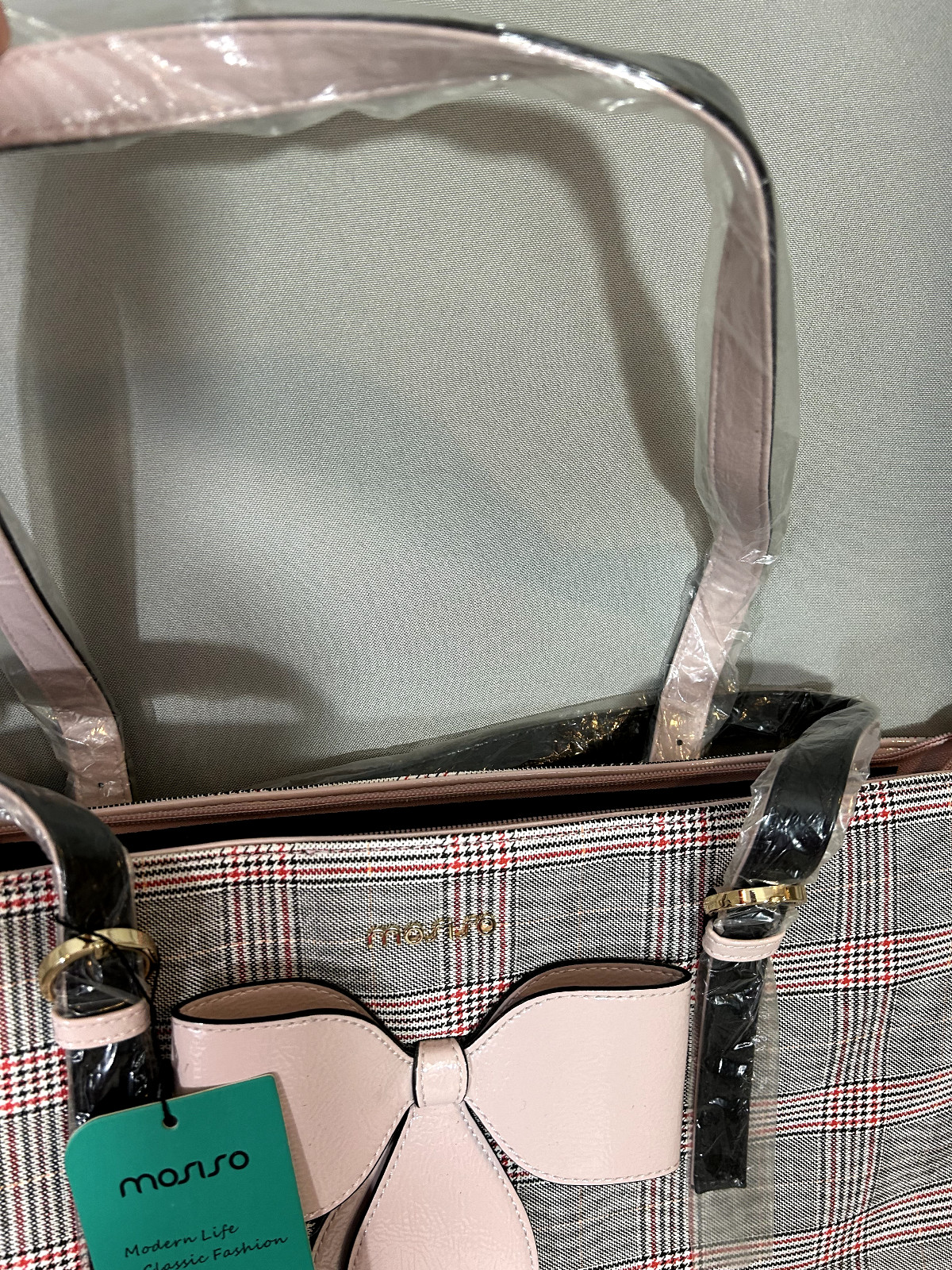 Mosiso Laptop Messenger Bag with cute bowknot 1 7.5 Size New with Tags