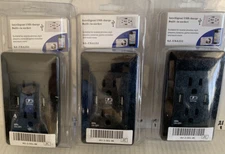 2 Gang Wall Socket, 3 Packs