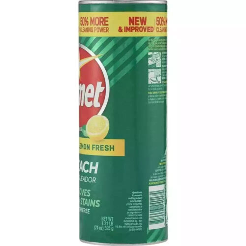 Comet 21 oz. All Purpose Abrasive Powder Cleaner with Bleach, Lemon - Picture 2 of 6