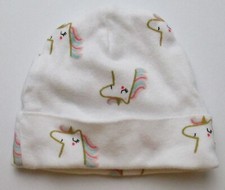 Infant Baby Girls 0-6 months Gerber Organics Unicorn Hat