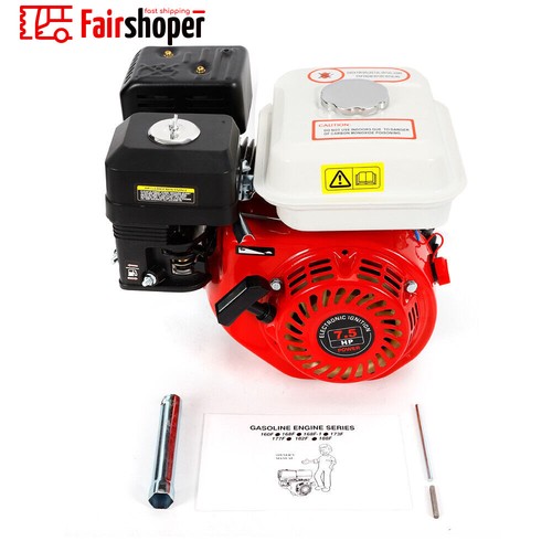 4-Stroke 6.5HP 196CC Petrol Gas Gasoline Engine Replacement Honda GX160 GX200 UK - Picture 9 of 51