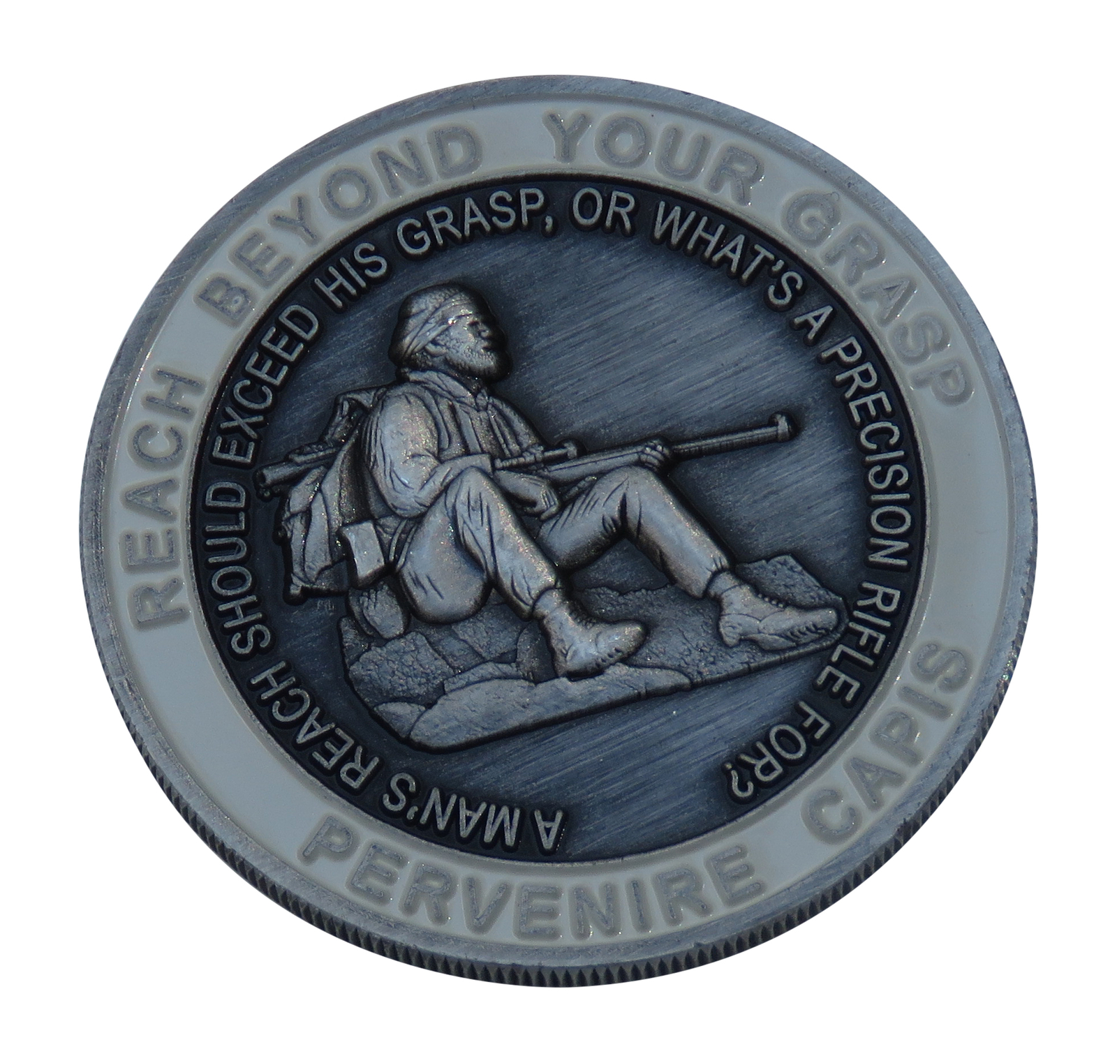 US Army Figure 14 LTD Precision Weapon Systems Challenge Coin  