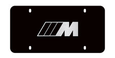 Oem Bmw M Logo Marque Plate Black - 82125b4dbe5