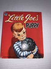 Vtg 1957 LITTLE JOE'S PUPPY Dorothy Haas, F S Winship, Whitman Tell-A-Tale Book