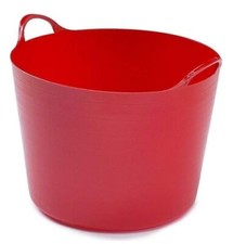 FLEXI TUB WITH HANDLE BUILDER TRUG CONSTRUCTION CONTAINER BUCKET LAUNDRY BASKET
