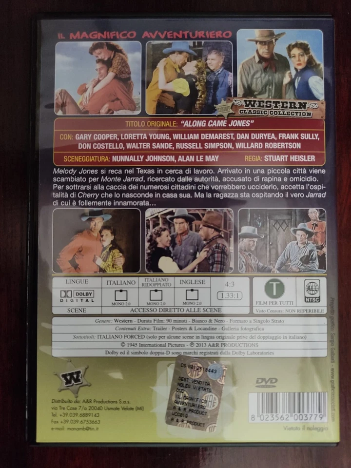 IL MAGNIFICO AVVENTURIERO COME NUOVO Nuova Ed DOP D'EPOCA A e R Productions 2017 - Immagine 2 di 4