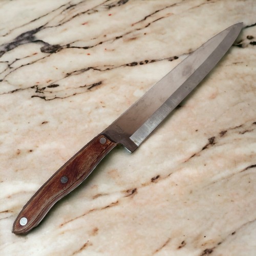 INTERPUR JAPAN 9" Chef's Knife Stainless Steel Wood Handle (240) Full Tang eBay