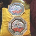 Two Vintage Oriental Ceramic Plates By Andrea By Sadek