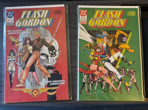 FLASH GORDON #1 and #2 1988 Series (DC COMIC 'DAN JURGENS BRUCE PATTERSON'