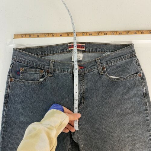 Z. Cavaricci Bootcut Denim Jeans Women's 11 Gray 5-Pocket Low Rise Cotton Blend - Picture 6 of 8