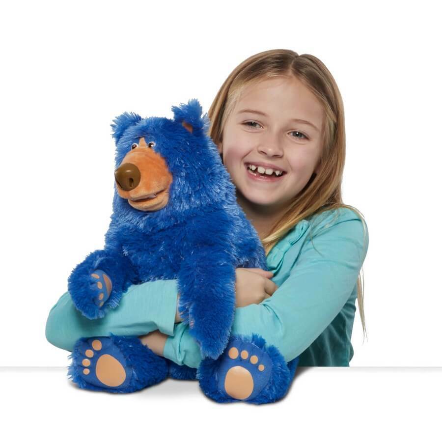 WONDER PARK SLEEP TALKING BOOMER ANIMATED PLUSH BEAR EYES HEAD MOVE 20 PHRASES! - Picture 12 of 12