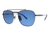 RAY-BAN FRANK II TITANIUM Gunmetal / Blue Polarized RB8258 3142S2 54