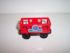 Alpha Zoo Alphabet Train Red Letter B Bear Fits BRIO Thomas Wooden Track
