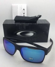 Polarized OAKLEY Sunglasses TWOFACE OO9189-35 Matte Black Frames Sapphire Lenses