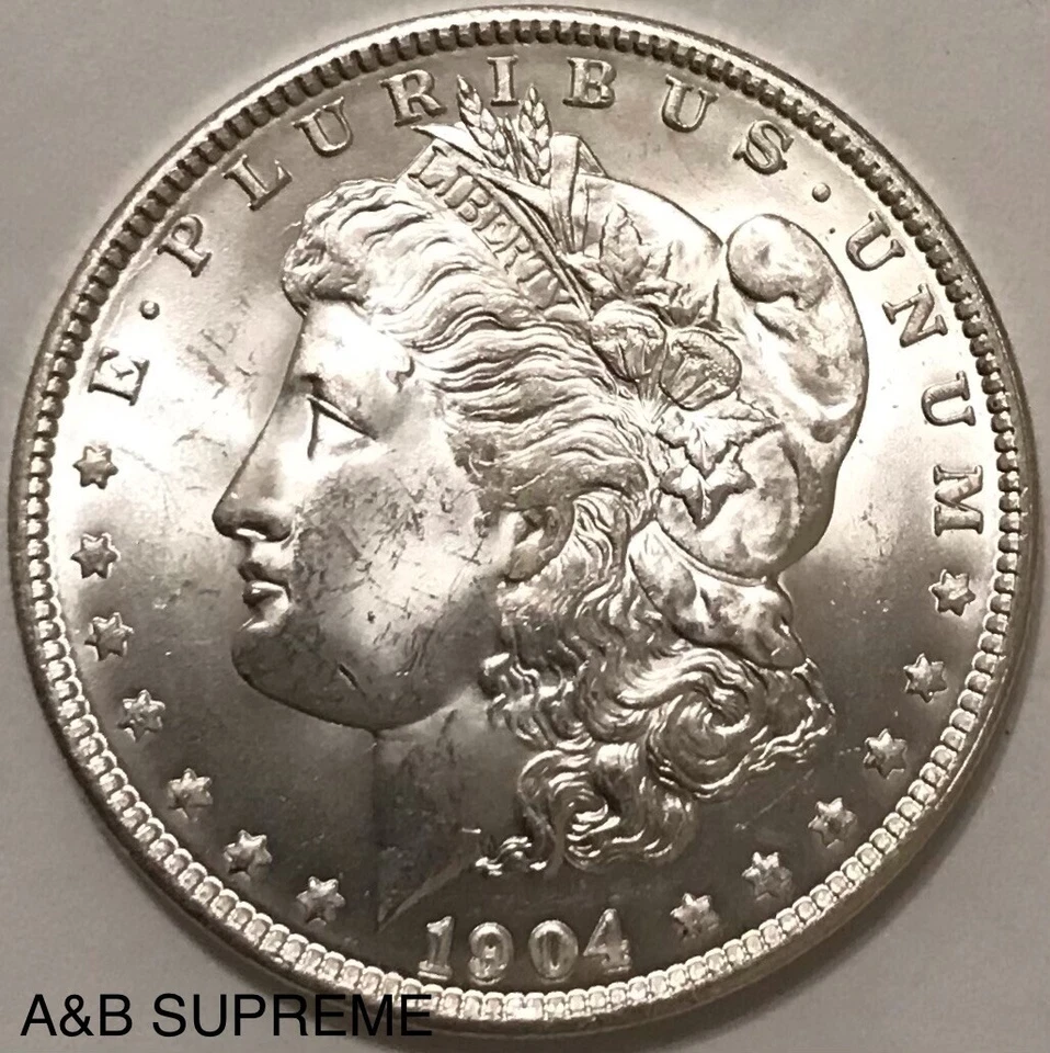 Morgan Dollar From OBW Roll Estate Hoard Choice-Gem Bu Uncirculated 90% Silver - Image 4 of 4