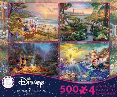 - 4 in 1 Multipack - Thomas Kinkade - Disney Dreams Collection - Donald & Dai...