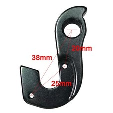 Fahrrad Schaltwerkaufnahme Aluminiumlegierung Aufhänger für Rennrad 25 mm Achs