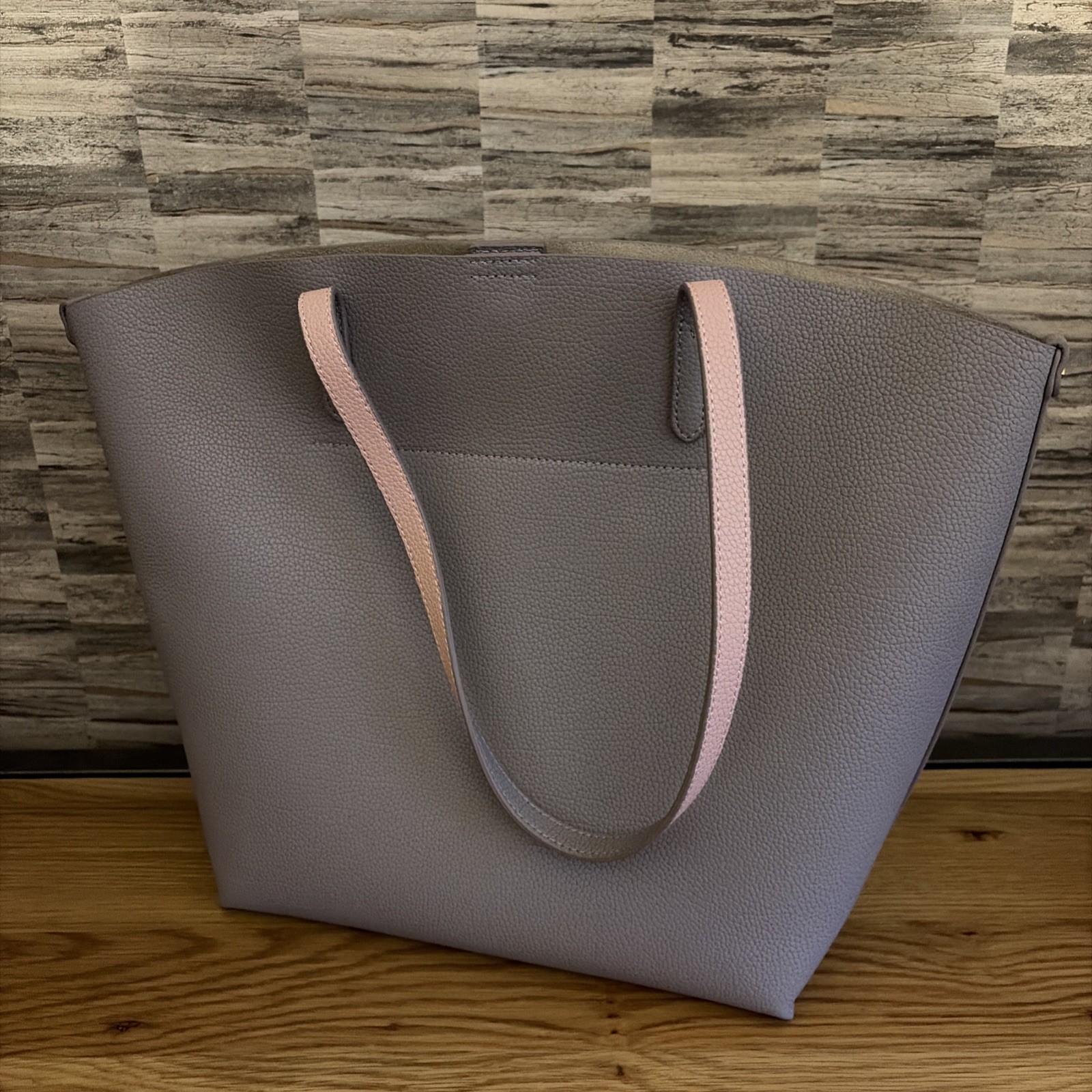 LULU GUINNESS AGNES TOTE BAG LAVENDER GREY/PINK BRAND NEW RRP £275 image 6