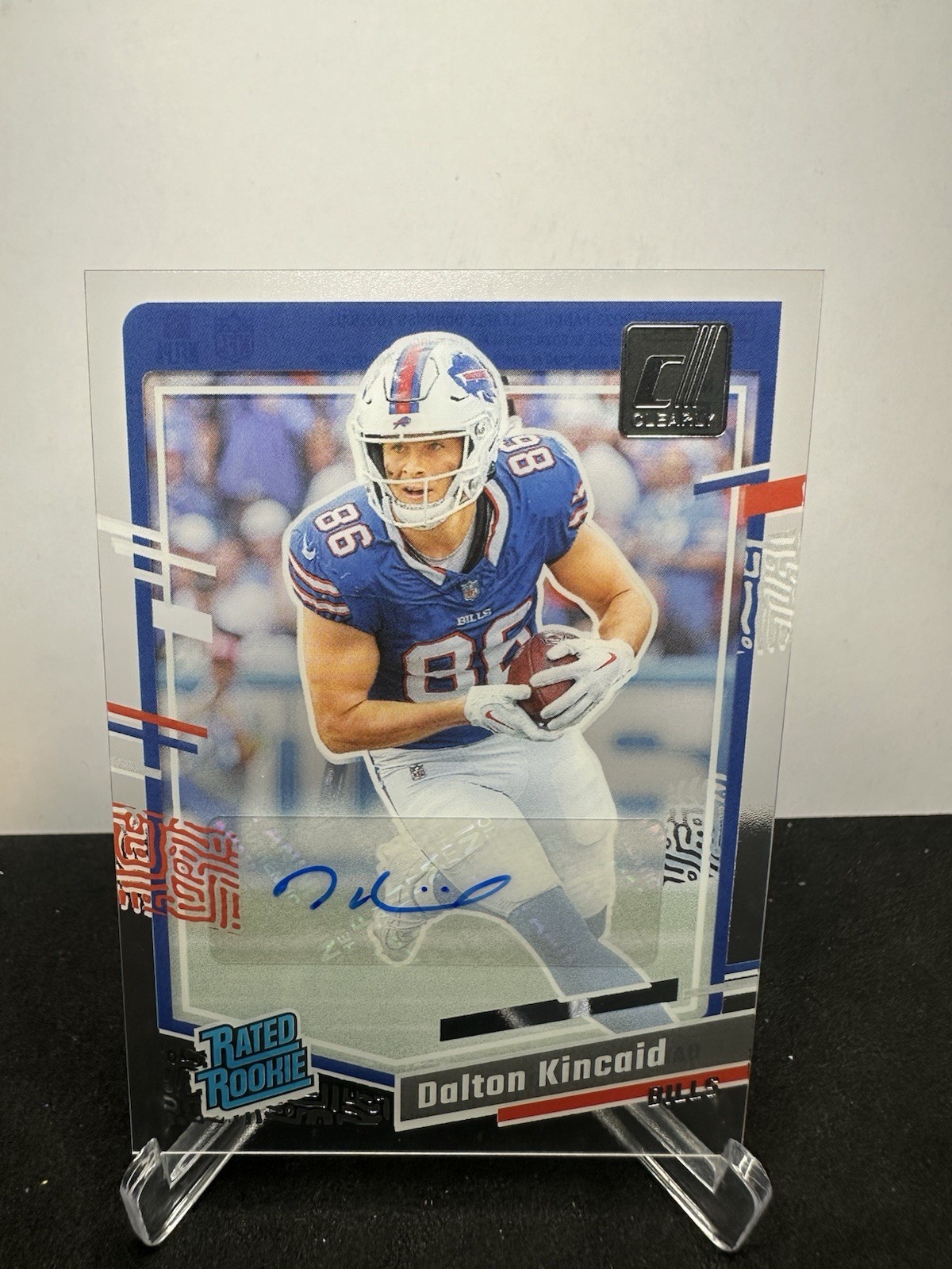Dalton Kincaid Panini Clearly Donruss #57 Autograph