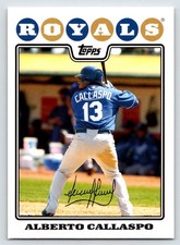 2008 Topps Updates & Highlights #UH109 Alberto Callaspo Kansas City Royals