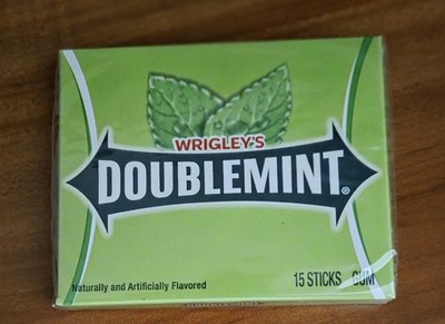 Wrigleys Doublemint Kaugummi 1Pkt a'  15St. OVP