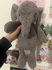 Jellycat Rolie Polie Elephant Plush HTF Rare Retired