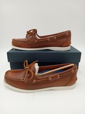 Sperry Top-Sider Boat Shoes Womens Brown Leather AO1EYE WM-200 Casual Size 6.5