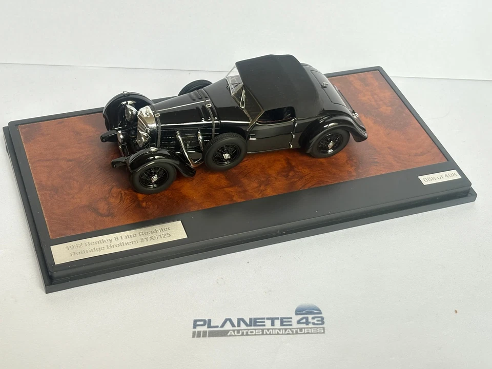 MATRIX BENTLEY 8 LITRE DOFTRIDGE BROTHERS4S ROADSTER #YX5125 1932 1:43 - Photo 3/4