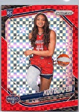 2025 Prizm Red Power Prizm /75 Kiki Iriafen Washington Mystics #149 41/75 RC