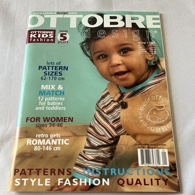 OTTOBRE DESIGN MAGAZINE KIDS FASHION Spring 2005 SIZES 50-170cm PATTERNS INCL