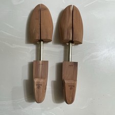 Woodlore Men's Combination Aromatic Cedar Shoes Trees Size M Split Toe USA Made