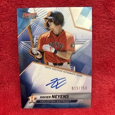 2025 Xavier Neyens Bowman's Best /150 Blue Auto B25-XN Astros