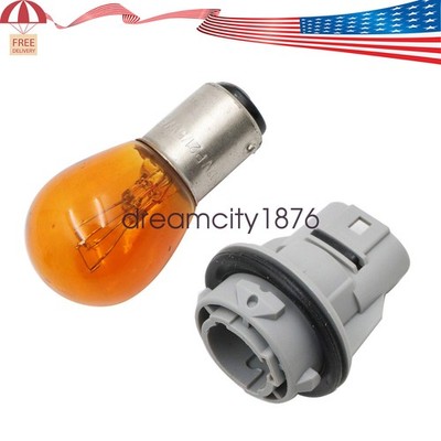 Turn Signal Blinker Light Bulb Socket Set For Honda Accord 1998-12 Civic 1992-11