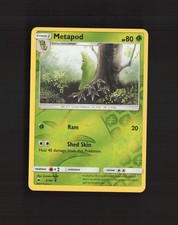 Metapod 2/147 Burning Shadows Reverse Holo Pokemon Card MP