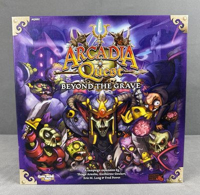Arcadia Quest Beyond the Grave Expansion Open Box New Complete AQ002 CMON