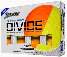 NEW Srixon Q-Star Tour Divide Golf Balls 3 Dz 1 Set 3Dz 