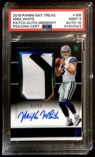 2018 National Treasures Rookie Auto RPA Midnight 3/20 Mike White PSA 9 R6220J