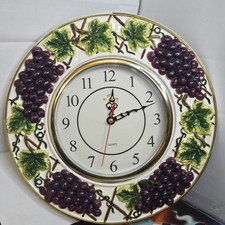 Kk Vintage Grape Vine Clock   ️